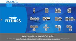 Desktop Screenshot of globalvalvesfittings.com
