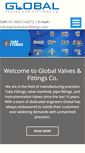Mobile Screenshot of globalvalvesfittings.com